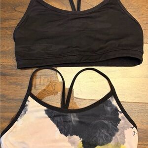 Two Lululemon Size 6 Flow Y Bra